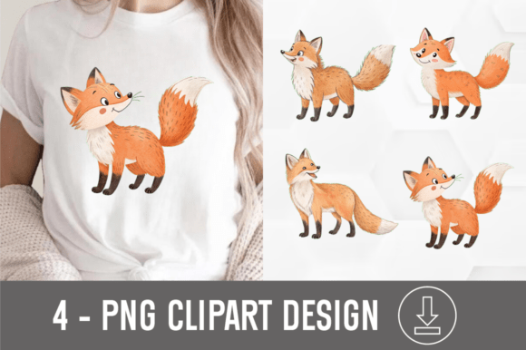 Download Watercolor Fox Christmas Clipart - Premium Resources